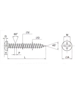 Шуруп CV010577 12000шт Ект