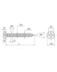 Шуруп CV010117 2000шт Ект