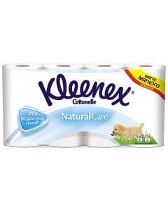 Туалетная бумага Cottonelle Natural Care 3сл 8рул Kleenex