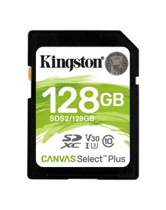 Карта памяти canvas select plus sdxc 128gb sds2 128gb Kingston