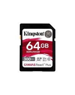 Карта памяти Canvas React Plus SDXC 64GB (SDR2/64GB) Kingston