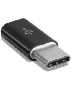 Кабель адаптер разветвитель micro USB Type C черный 7300 Primeline