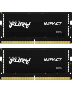 Оперативная память FURY Impact 2x8 ГБ DDR5 4800 МГц KF548S38IBK2-16 Kingston