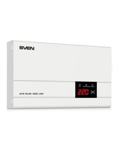 Стабилизатор напряжения avr slim 500 lcd Sven