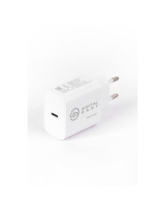 Сетевое зарядное устройство digitalpart fc 130 usb c белый Digital part