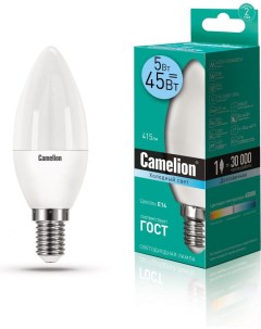 Светодиодная лампочка LED5 C35 845 E14 12032 Camelion