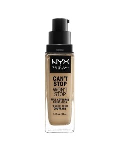 Тональная основа с плотным покрытием CAN T STOP WON T STOP FULL COVERAGE FOUNDATION Nyx professional makeup