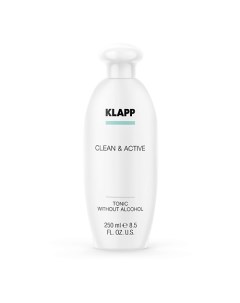 Тоник без спирта CLEAN ACTIVE Tonic without Alcohol 250 Klapp cosmetics