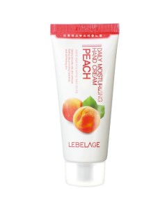 Крем для рук с Персиком для Эластичности Daily Moisturizing Hand Cream Peach 100 Lebelage