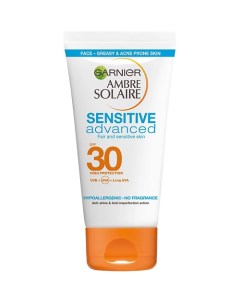 Солнцезащитный крем для лица склонной к проявлению несовершенств SPF 30 Garnier