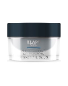 Гидрокрем 24 часа MEN All Day Long 24h Hydro Emulsion 50 Klapp cosmetics