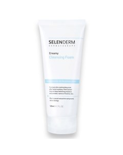 Очищающая пенка для лица Creamy cleansing foam 120 Selenderm