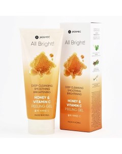 Пилинг скатка для лица с экстрактом мёда и витамина С ALL BRIGHT 180 Jkosmec