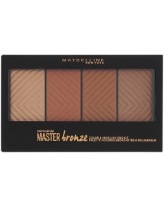 Бронзовая палетка для контурирования лица Master Bronze Maybelline new york