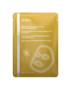 Пептидная маска на основе коллагена и коэнзима Q10 Collagen Q10 Perfecting Timeless truth mask