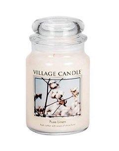 Ароматическая свеча Pure Linen большая Village candle