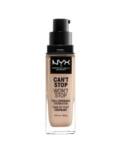 Тональная основа с плотным покрытием CAN T STOP WON T STOP FULL COVERAGE FOUNDATION Nyx professional makeup