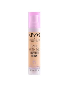 Ухаживающая сыворотка консилер для лица и тела BARE WITH ME Nyx professional makeup