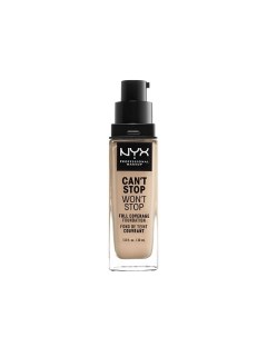 Тональная основа с плотным покрытием CAN T STOP WON T STOP FULL COVERAGE FOUNDATION Nyx professional makeup