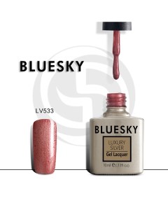 Гель лак Luxury Silver Шелковый платок Bluesky