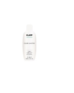 Тоник без спирта CLEAN ACTIVE Tonic without Alcohol 75 Klapp cosmetics