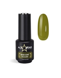 Пластичная цветная база для ногтей BASE COAT Red All star professional