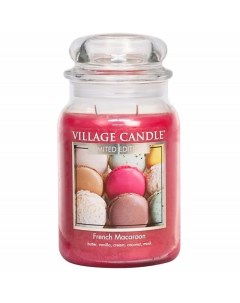 Ароматическая свеча French Macaron большая Village candle