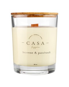 Свеча в стекле Incense Patchouli 200 Casa leggera