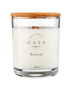 Свеча в стекле Santal 150 Casa leggera