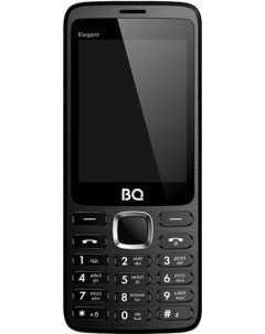 Мобильный телефон Elegant черный 2823 Черный Bq