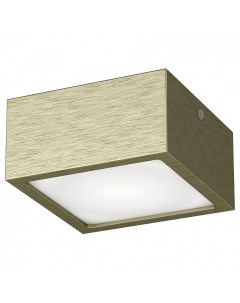 Накладной светильник zolla quad led sq бронзовый 10x5x10 см Lightstar