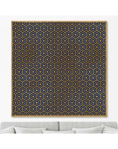 Репродукция картины на холсте roman mosaic no 3 коричневый 105x105 см Картины в квартиру