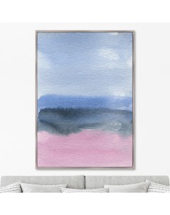 Репродукция картины на холсте early spring sky мультиколор 75x105 см Картины в квартиру