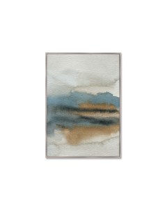 Репродукция картины на холсте lakeside in the morning fog мультиколор 75x105 см Картины в квартиру