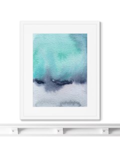 Репродукция картины в раме the winter skyscape мультиколор 42x52 см Картины в квартиру