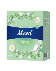 Прокладки женские ежедневные целлюлозные Normal Soft Deo 60 Meed