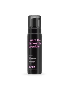 Мусс автозагар i want the darkest tan possible self tan mousse 200 B.tan