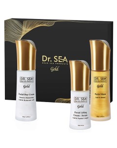 Подарочный набор GOLD ЛИФТИНГ И ВОССТАНОВЛЕНИЕ КОЖИ Dr. sea