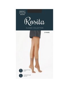 Носки женские Perfect Style 20 2 пары Черный Rosita