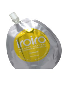 Семи перманентный краситель для волос 120 YELLOW Желтый Iroiro