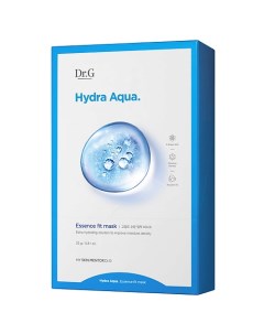 Тканевые маски для лица с 11 гиалуроновыми кислотами HYDRA AQUA ESSENCE FIT MASK Dr.g