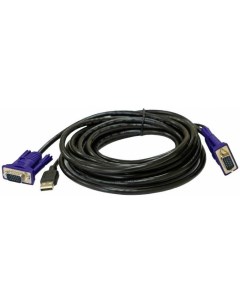 Кабель для компьютера solid 5м черный DKVM CU5 B1A D-link