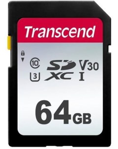 Карта памяти 64GB SD Card UHS I U3 A2 TS64GSDC330S Transcend