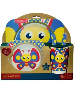 Набор посуды из бамбука Fisher Price Бабочка Fisher-price