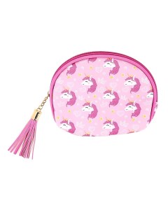 Косметичка овальная unicorns Miss pinky