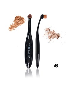 Кисть для макияжа P 49 для точечного нанесения тональных средств Parisa cosmetics