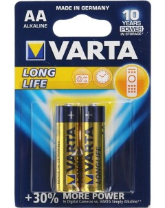 Батарейка аккумулятор зарядное Longlife AA Bli 2 CIS Varta