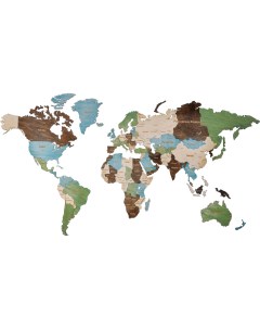 Панно Карта мира L 3136 Woodary
