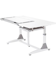 Парта King Desk белый серый Comf-pro