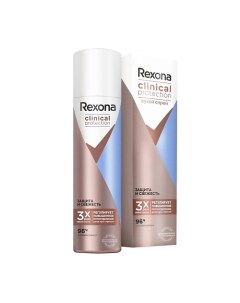 Антиперспирант дезодорант спрей Защита и Свежесть Clinical Protection Rexona